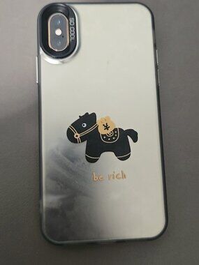 Wave Silver Metallic Phone Case